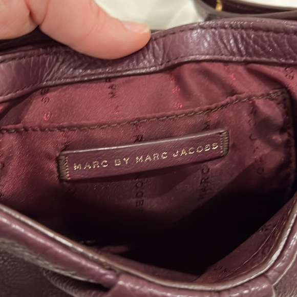 Marc by Marc Jacobs Burgundy Leather Crossbody Bag Classic Q Isabelle - Picture 6 of 10